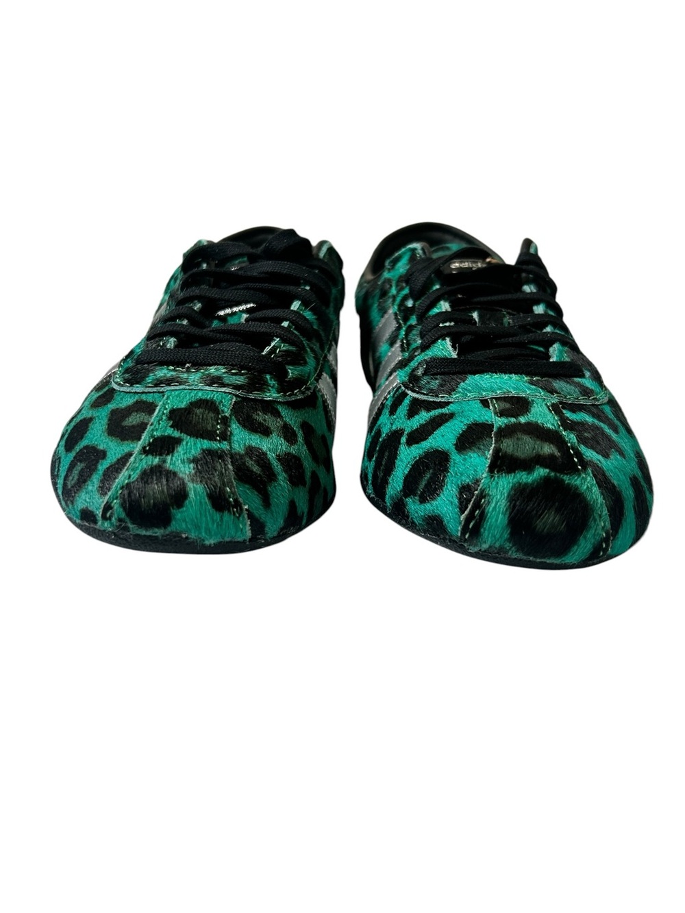 adidas Originals Tokyo W Green Leopard Print Pony Hair Sneakers Size 8.5 NWT - Picture 5 of 12